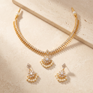 AD Minimal Necklace Gold Metal, Backside-Rope & chain